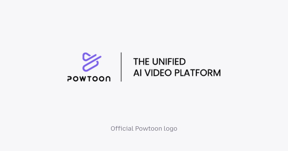 Official Powtoon logo with the tagline The Unified AI Video Platform